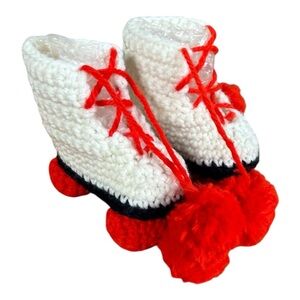 Handmade‎ Roller Skate Baby Booties